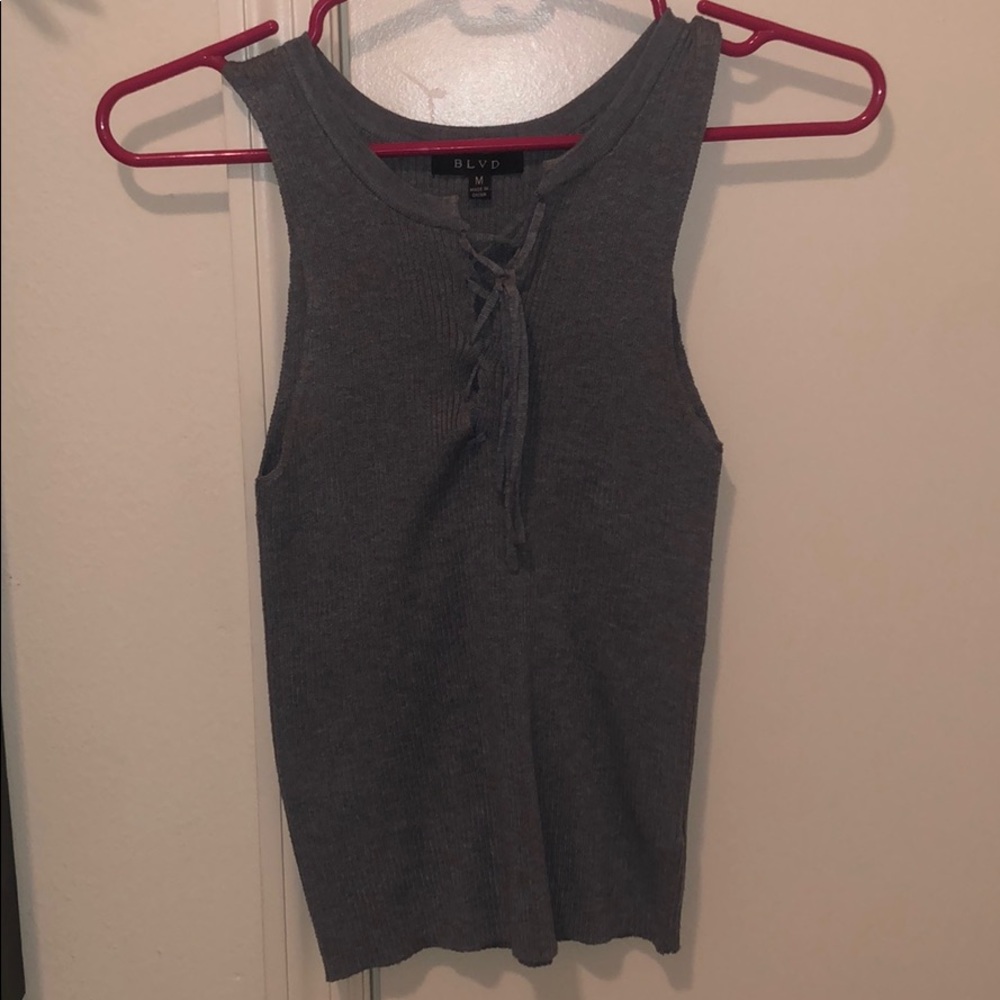 Grey tank top